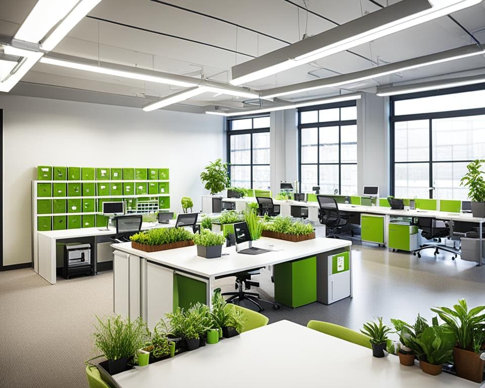 groen kantoor