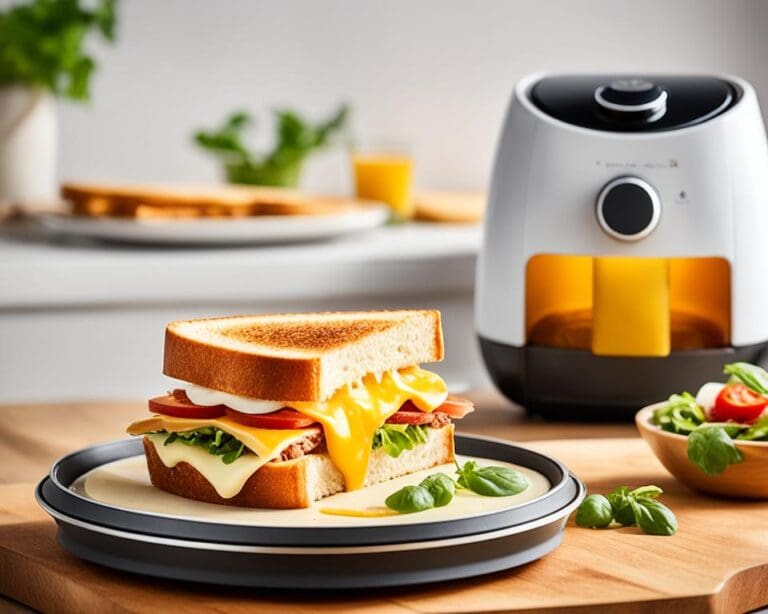 hoe lang tosti in airfryer