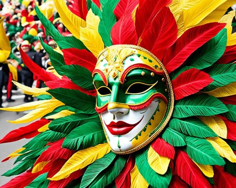 waarom rood geel groen met carnaval
