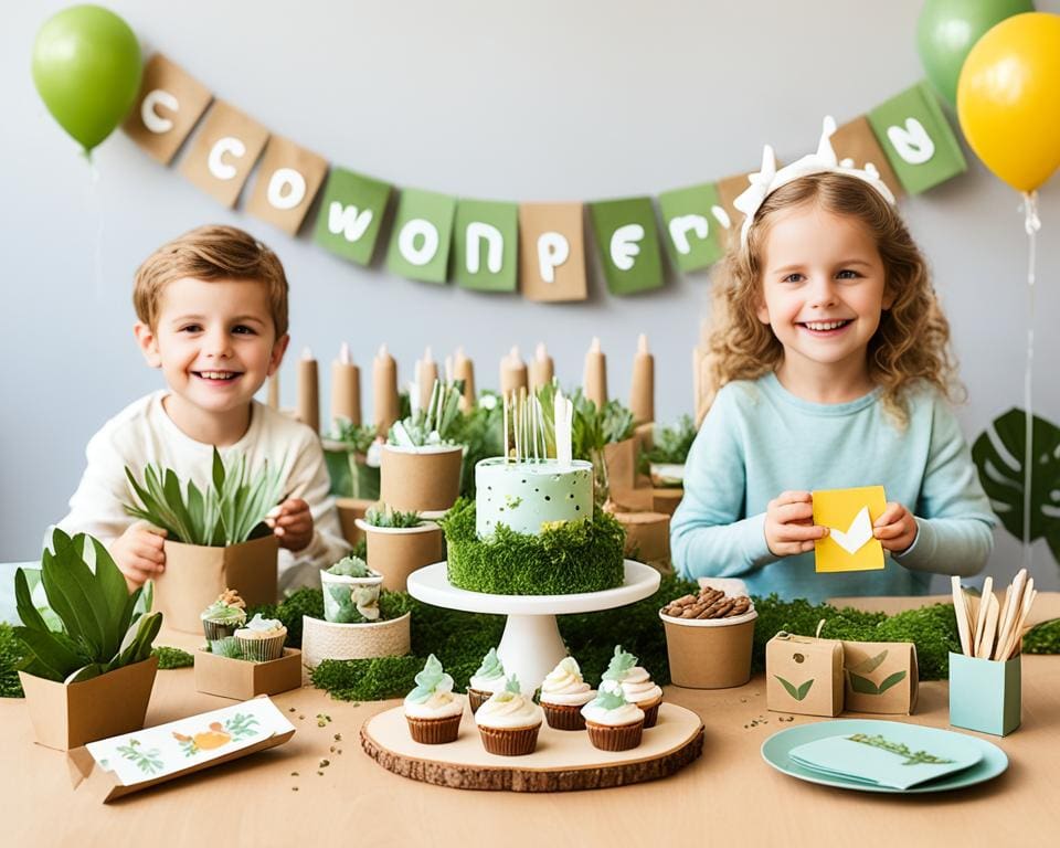 Eco-vriendelijk kinderfeestje plannen