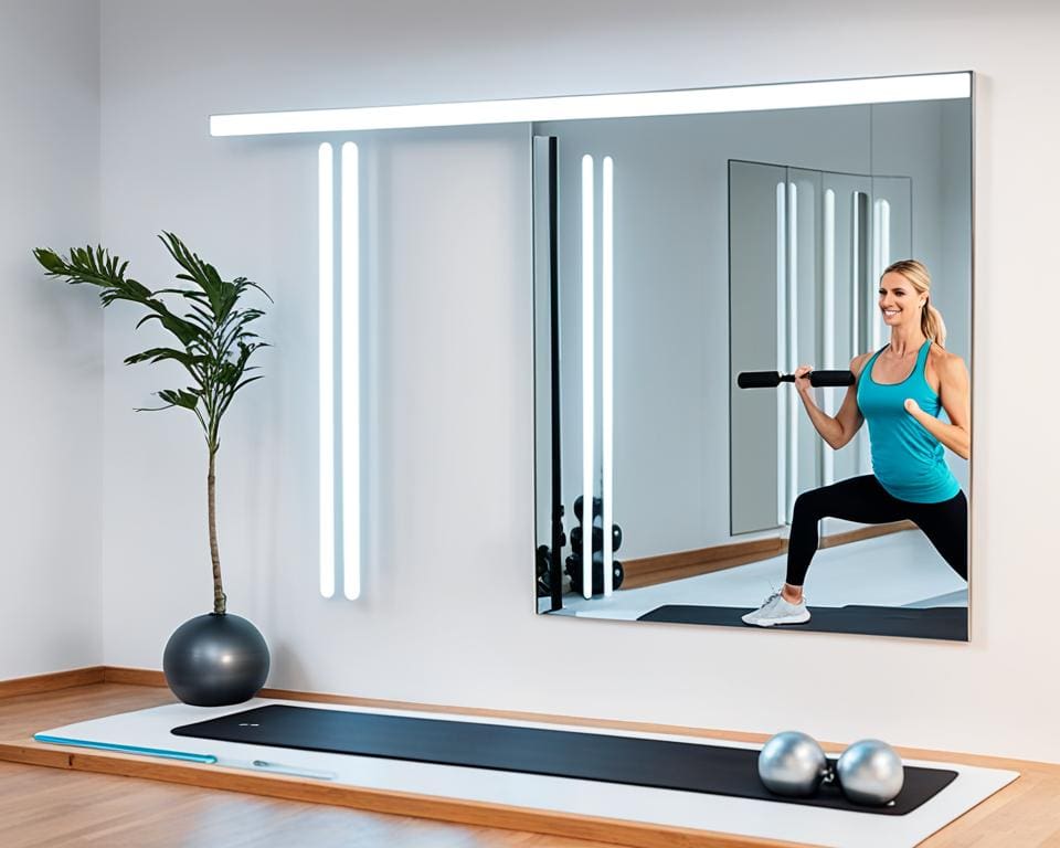 interactieve home gym spiegel