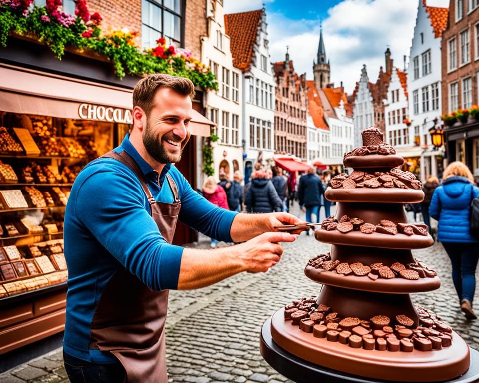 Belgische chocoladetour in Brugge