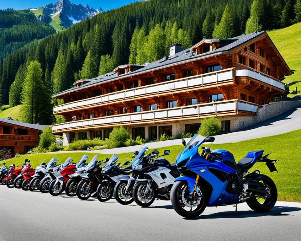 Motorhotels in de Franse Alpen