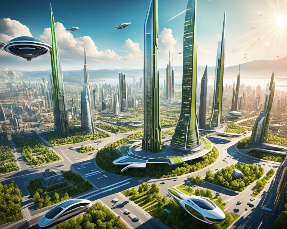Futuristische steden: hoe wonen we in 2050?