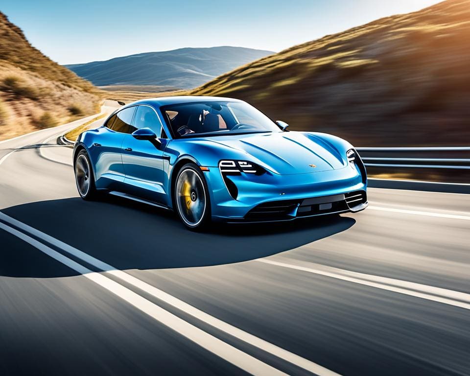 Porsche Taycan snelheid en acceleratie