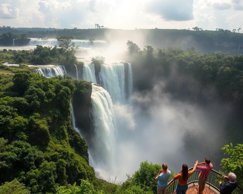 Bewonder de spectaculaire watervallen van Iguaçu