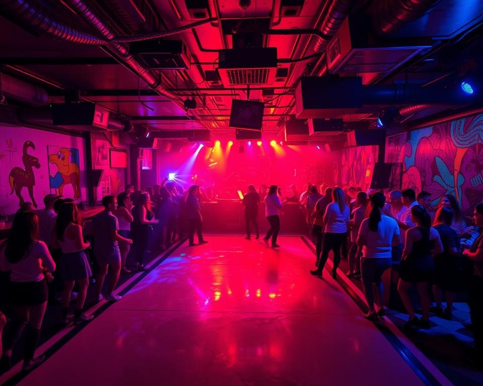 Discotheekervaring in een verborgen club met alternatieve beats