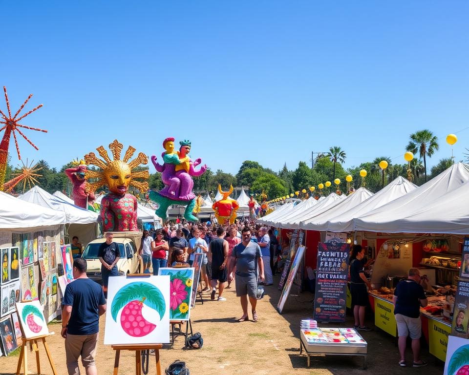 Festival met een mix van kunst, muziek en streetfood