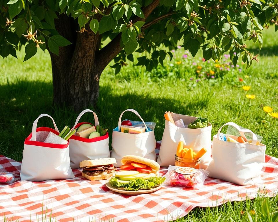 Herbruikbare boterhamzakjes voor duurzame lunches