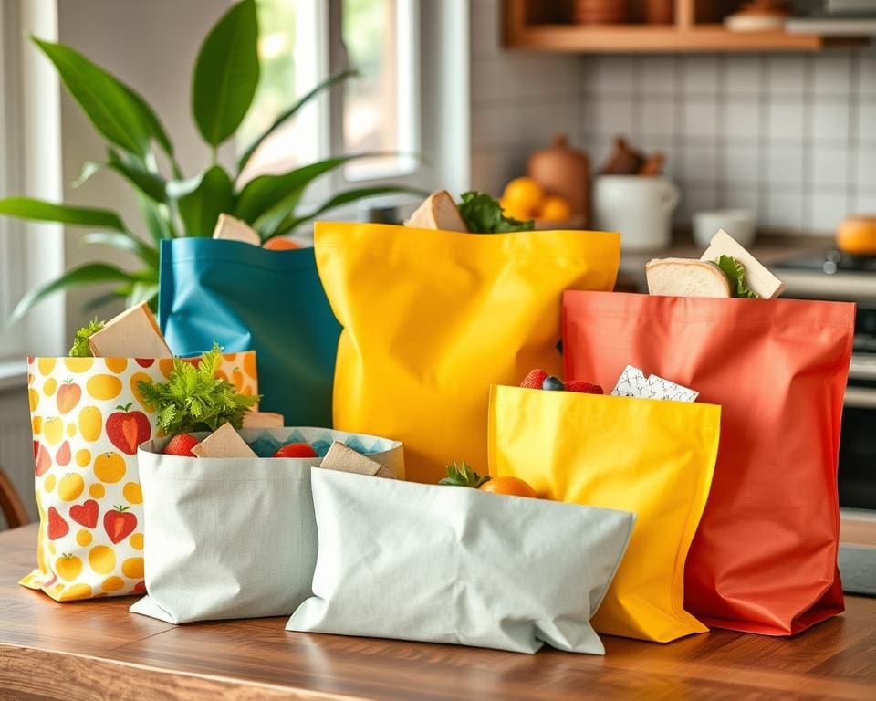 Herbruikbare lunchzakjes voor een afvalvrije lunch