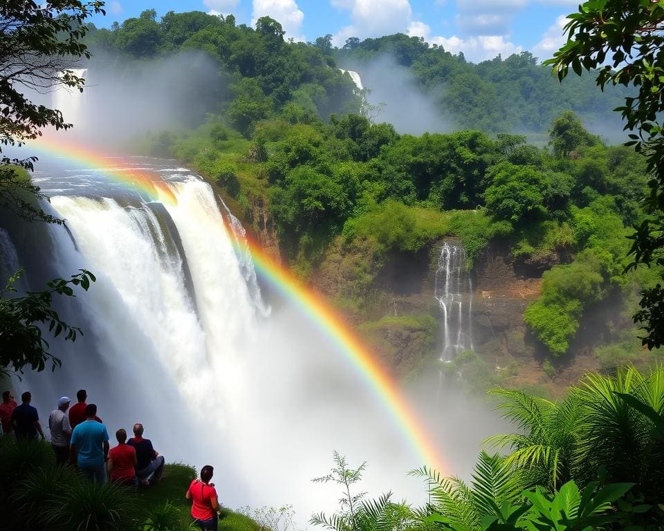 Iguaçu watervallen, natuurwonderen Zuid-Amerika