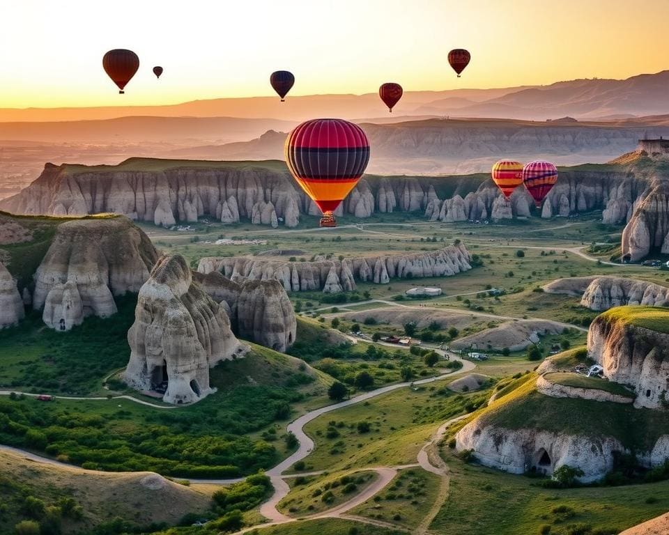 Maak een ballonvaart over Cappadocië, Turkije