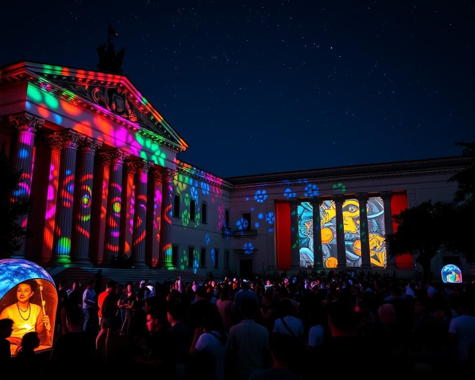 Museumnacht vol lichtshows en muziekoptredens