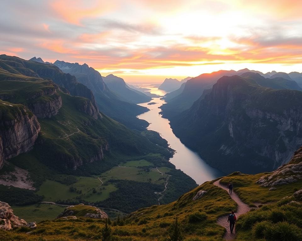 Noorse fjorden wandeltochten