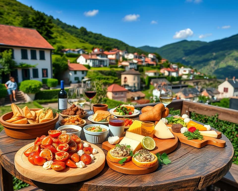 Proef de culinaire specialiteiten van het Baskenland