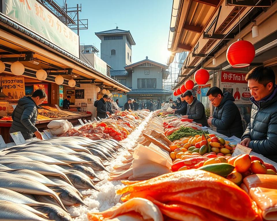 Sapporo bezienswaardigheden vismarkt