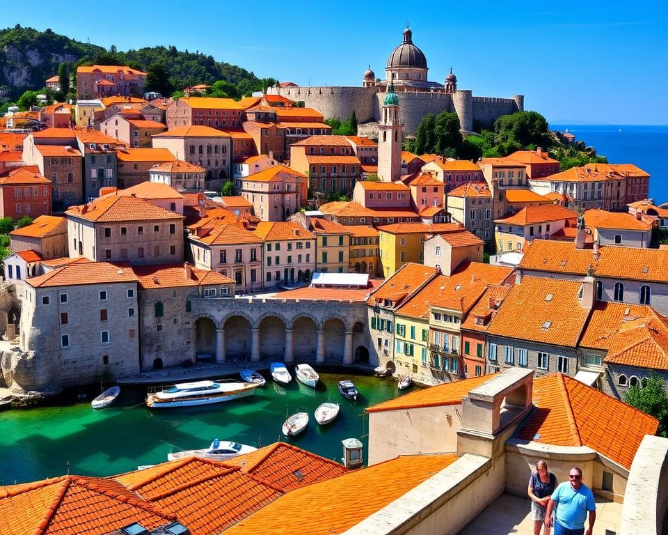 Verken de oude stad van Dubrovnik, Kroatië