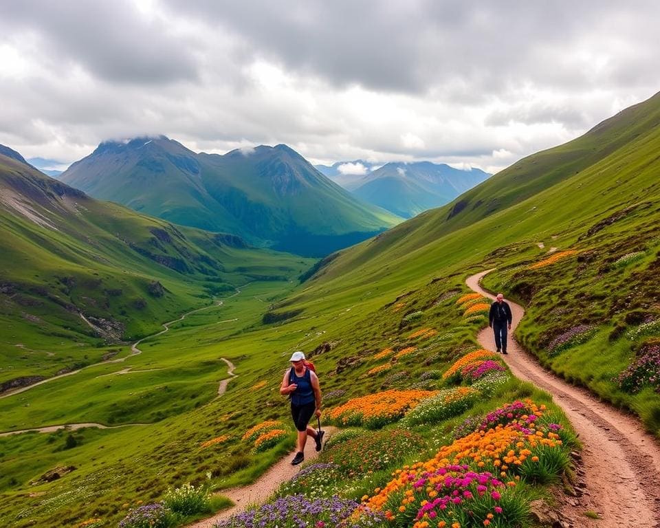 Wandelpaden in Schotse Bergen