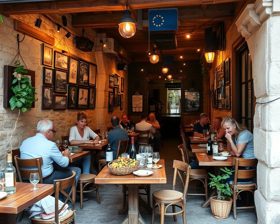 charme van historische tavernes in Athene