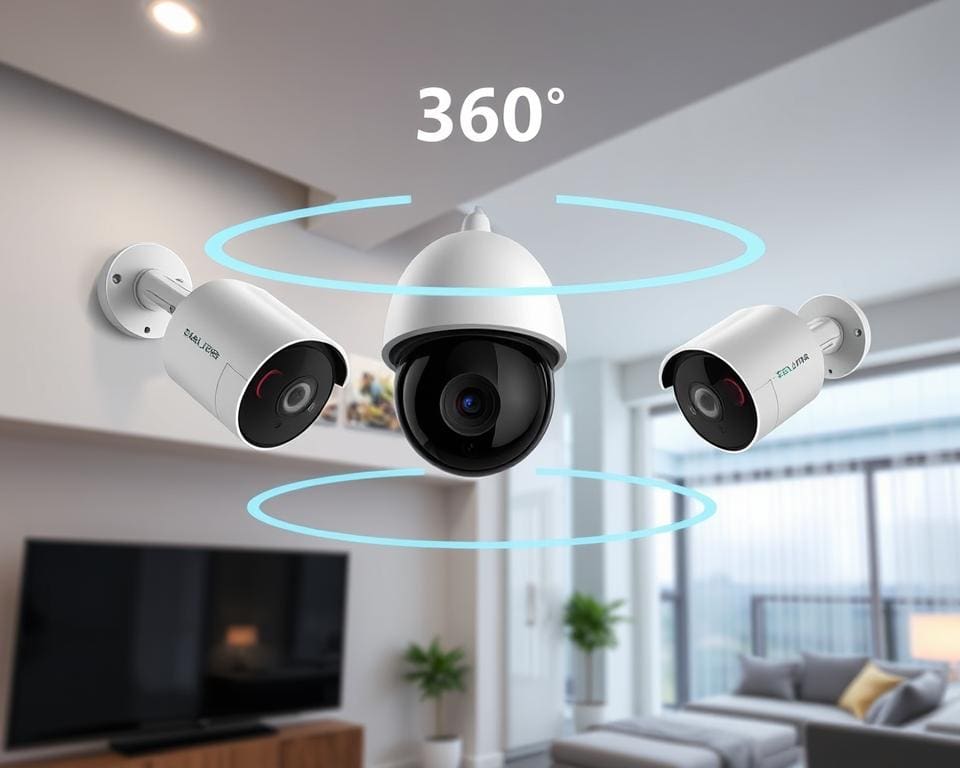 slimme beveiligingscamera’s met 360-graden zicht