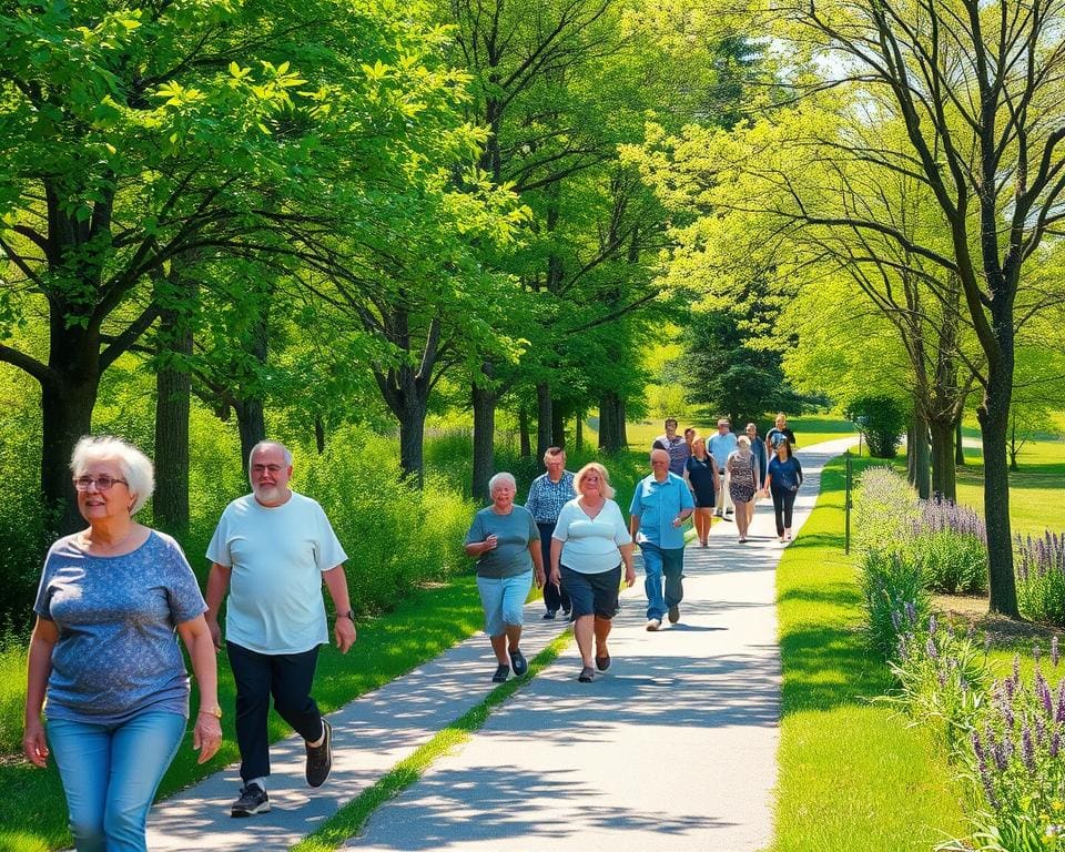 wandelen en gezondheidseffecten