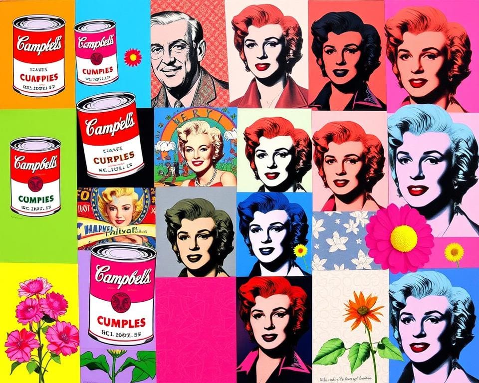 Andy Warhol invloed op de popart beweging