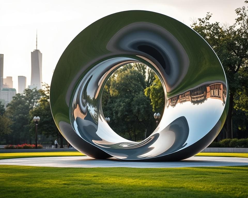 Anish Kapoor's sculpturen: De kunst van ruimte en reflectie