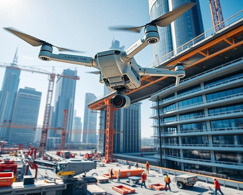 Drones in de bouw: Veiligheid en efficiëntie verhogen