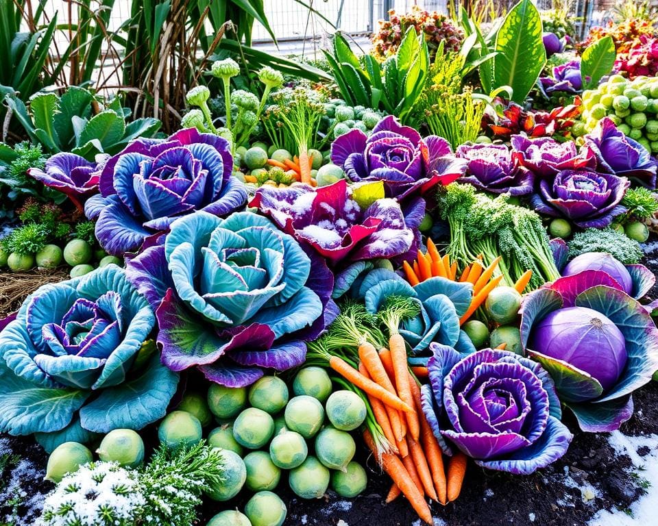 Groenten die Perfect Zijn voor Een Wintertuin