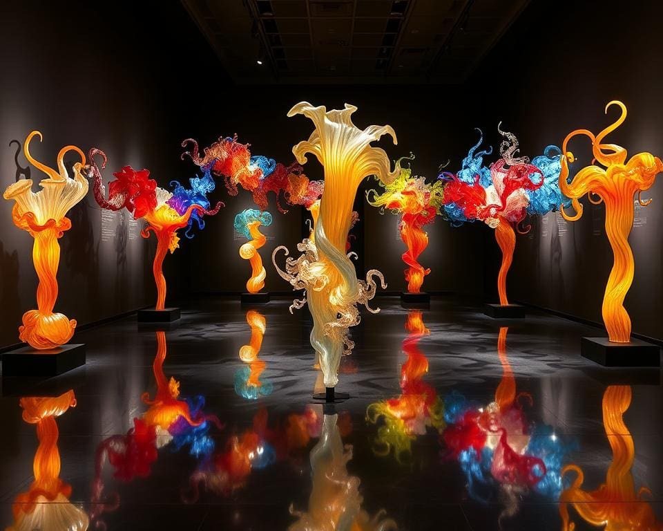 Het delicate glaswerk van Dale Chihuly bewonderen