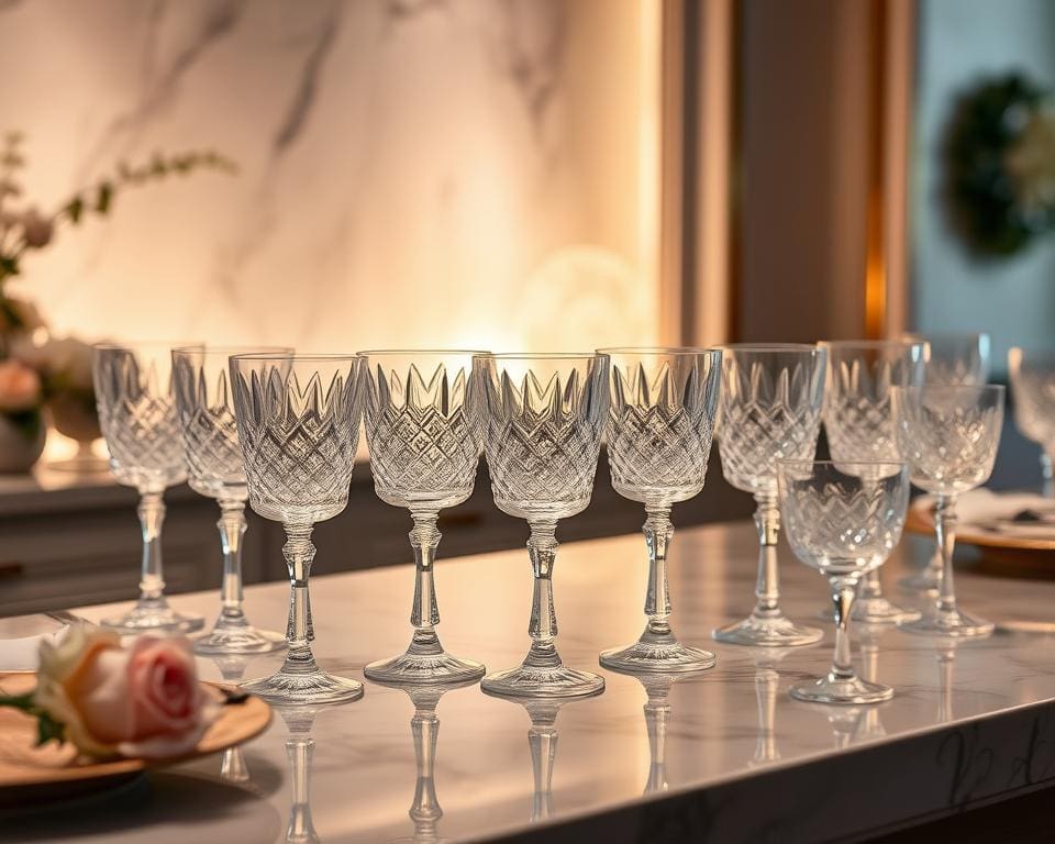 Luxe drinkglazen voor een chique uitstraling