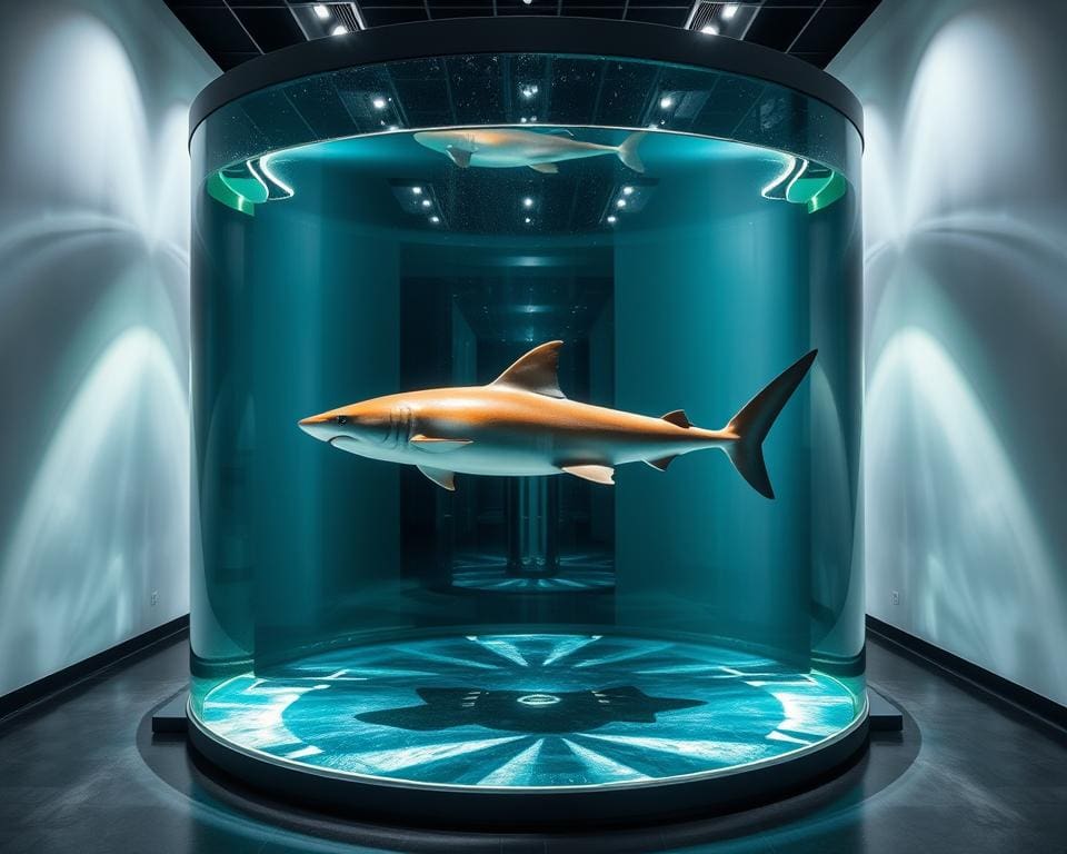 Shark installaties van Damien Hirst