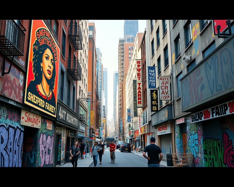 Shepard Fairey straatkunst