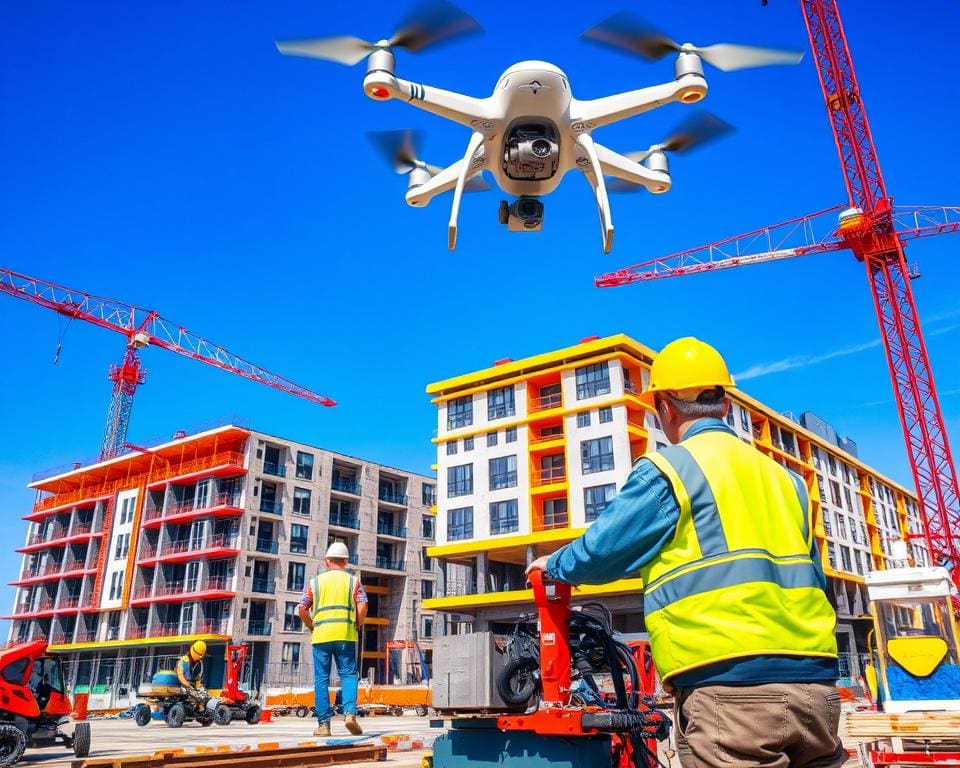 Veiligheid verhogen met drones in de bouw