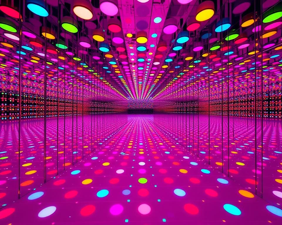 Yayoi Kusama's oneindige spiegelkamers ervaren