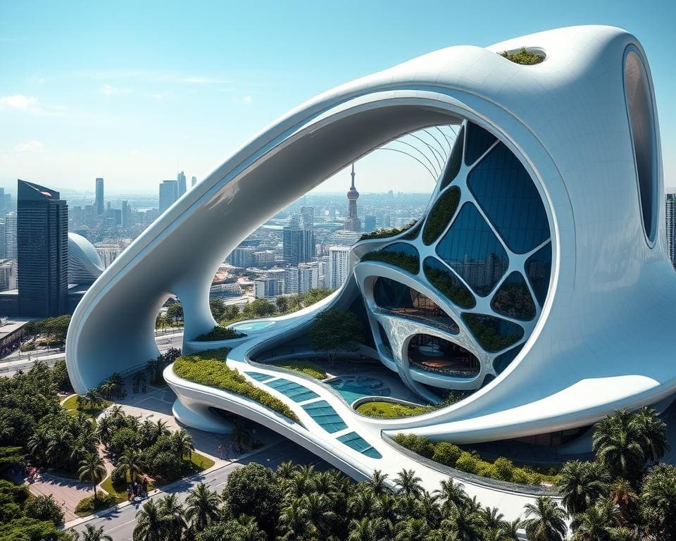 Zaha Hadid's futuristische architectuur bewonderen