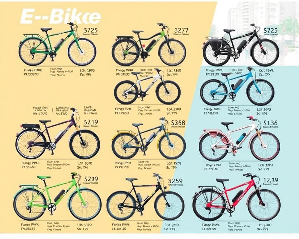 e-bike specificaties en prijzen