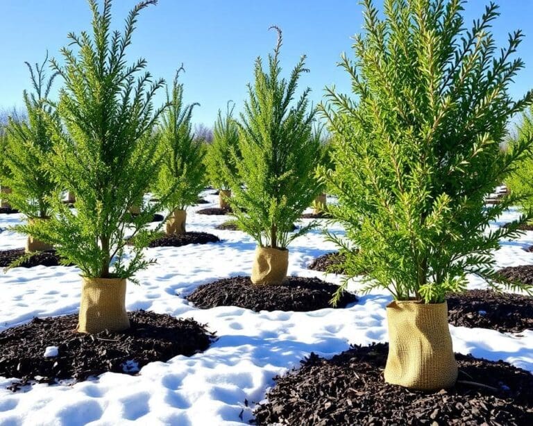 Hoe bescherm je jonge bomen tegen vorst in de winter?