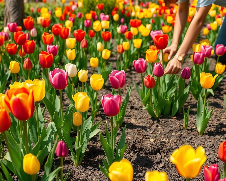 Hoe plant je tulpen voor een kleurrijke lentetuin?