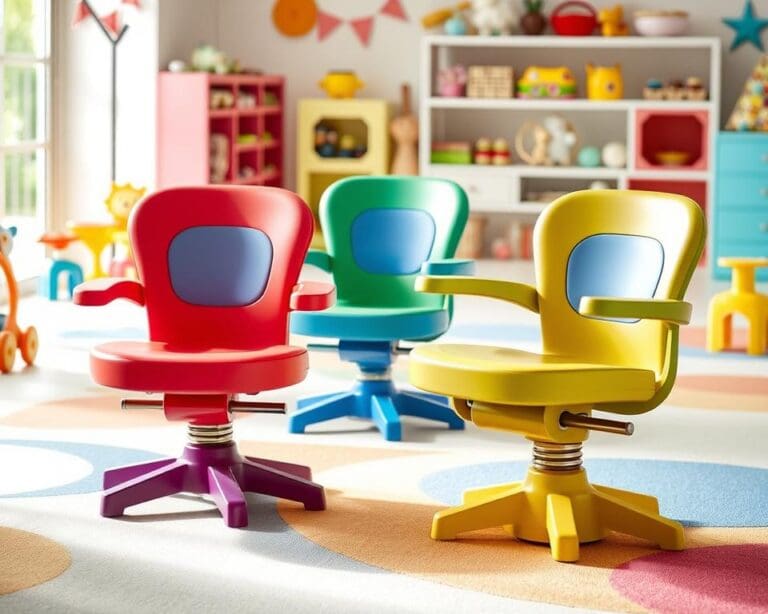 Kinderstoelen met een draaibare zitting