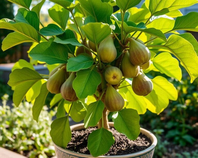 Kun je een vijgenboom in pot laten groeien?