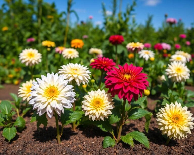 Kunnen dahlia’s in kleigrond goed groeien?