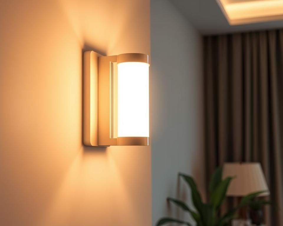 Slim energie besparen met een led wandlamp