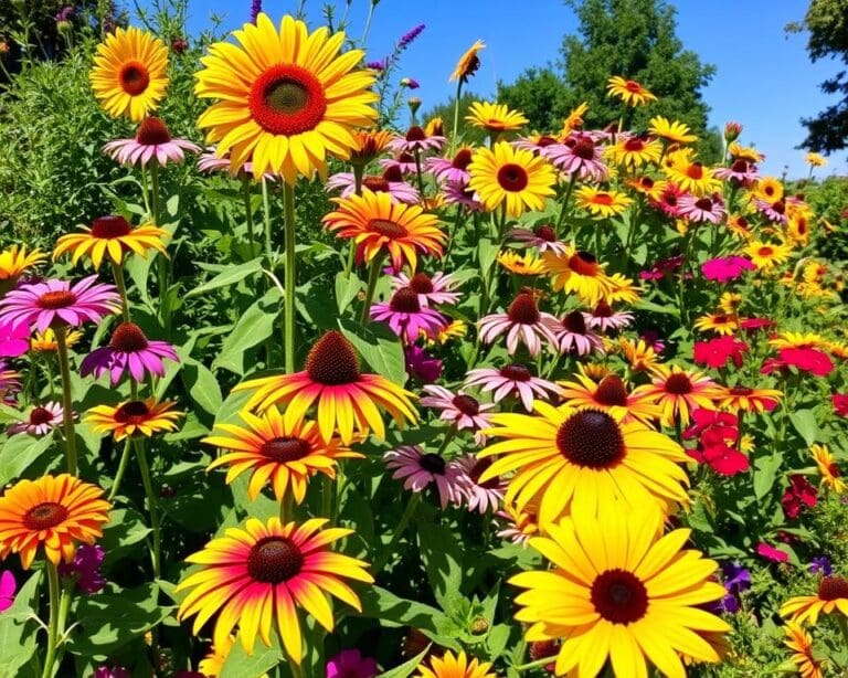 Welke bloemen bloeien het langst in de zomer?