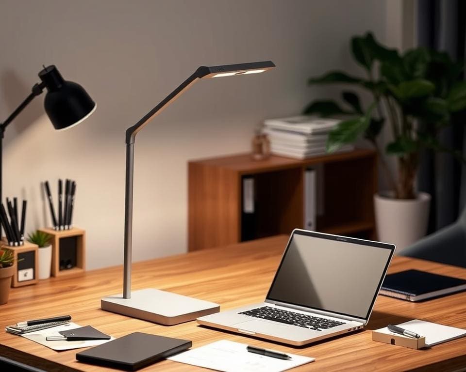 bureaulamp met oplaadfunctie