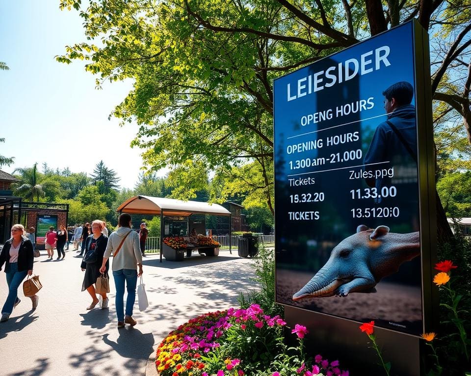 openingstijden en toegangsprijzen van Zoo Leipzig