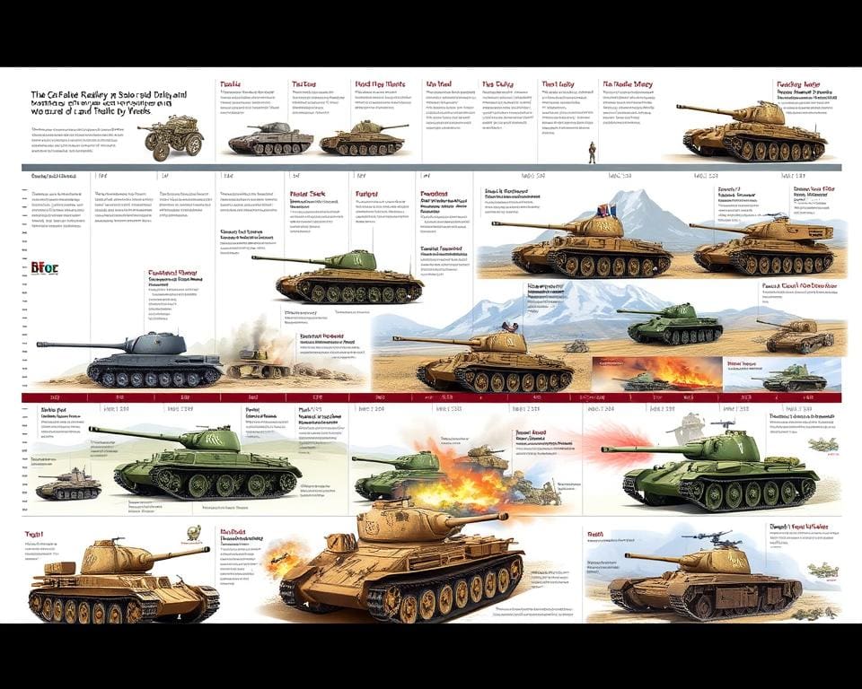 De geschiedenis van tanks en hun impact op oorlogsvoering
