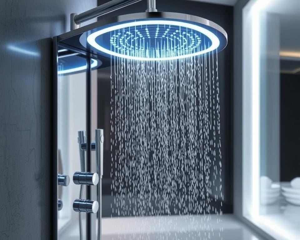 Douchepanelen met een geavanceerde straalmodulatie