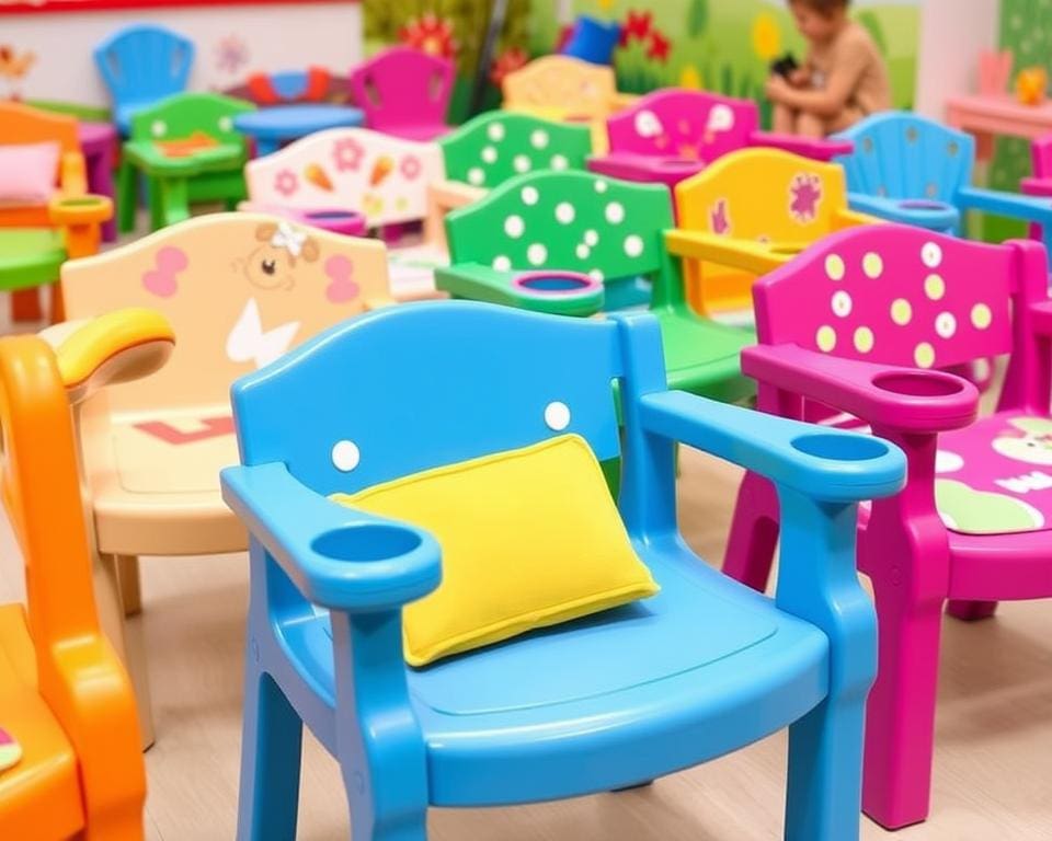 Kinderstoelen met een ingebouwde bekerhouder