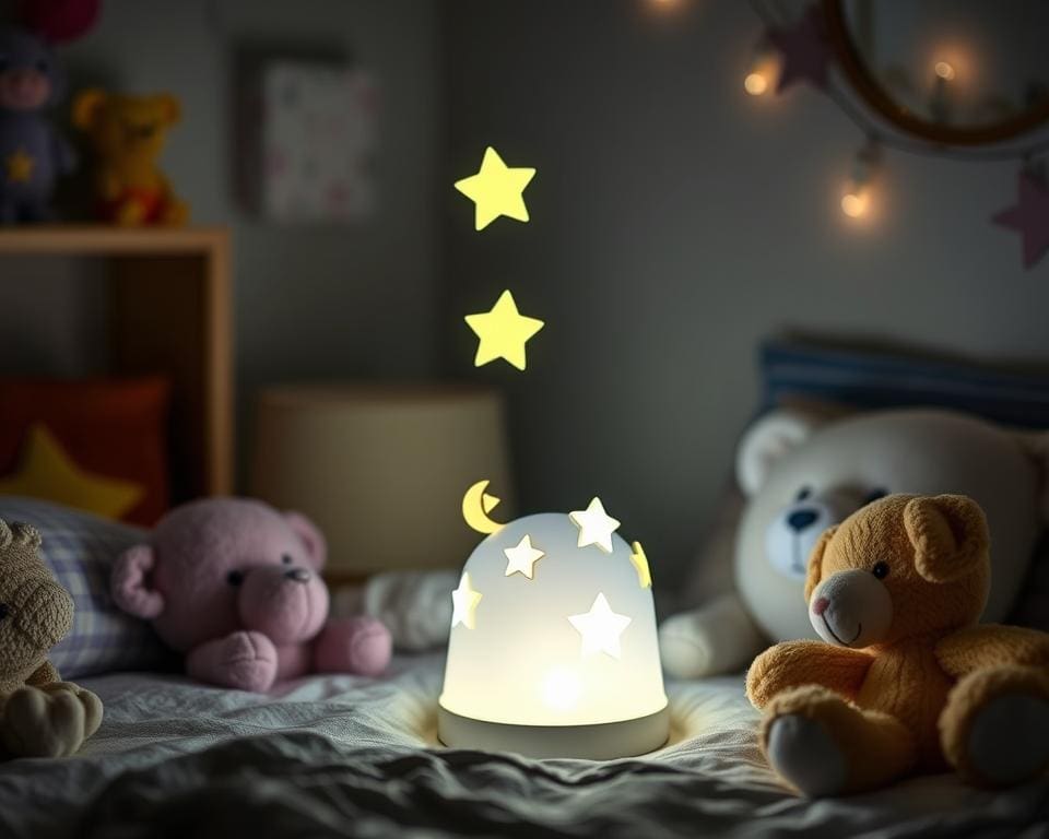 Nachtlamp voor kinderen met glow-in-the-dark design